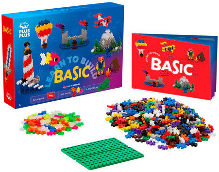 Plus Plus Τουβλάκια Basic Learn to Build για 5-12 Ετών 600τμχ