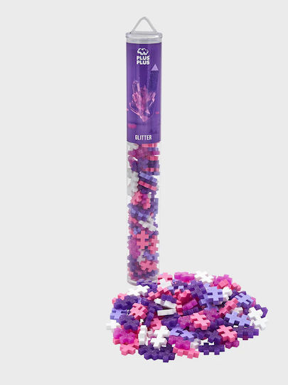 Plus Plus Τουβλάκια Glitter Mix για 5-12 Ετών 100τμχ