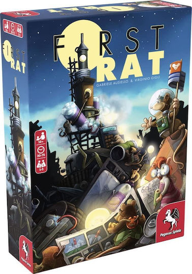 Brettspiel First Rat für 1-5 Spieler 10+ Jahre (EN) Pegasus Spiele