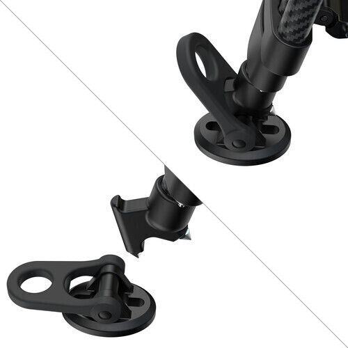 SmallRig SmallRig Carbonfaser Fotografie- & Videostative mit Einfaches Fußbett mit Integrierter Kopf 3-Wege und Maximalbelastung 5kg