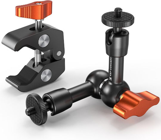 K&f Concept Dual Ball Heads Magic Arm Articulating Mini Magic Arm 1/4"-20 Screw 360° Kf31.137
