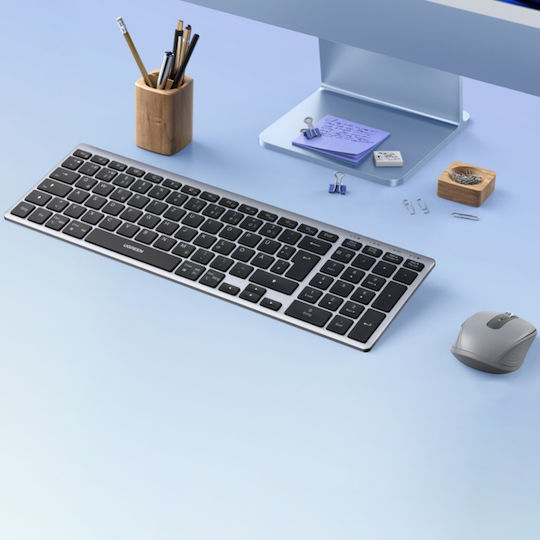 Ugreen K552 Ασύρματο Bluetooth Πληκτρολόγιο Αγγλικό US