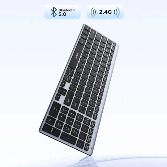 Ugreen K552 Ασύρματο Bluetooth Πληκτρολόγιο Αγγλικό US