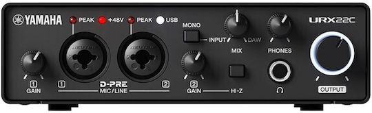 Yamaha URX22C Εξωτερική Επαγγελματική Κάρτα Ήχου