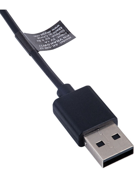 Akyga Wearable Charger Fossil Gen 5, Gen 6, Sport Blackς