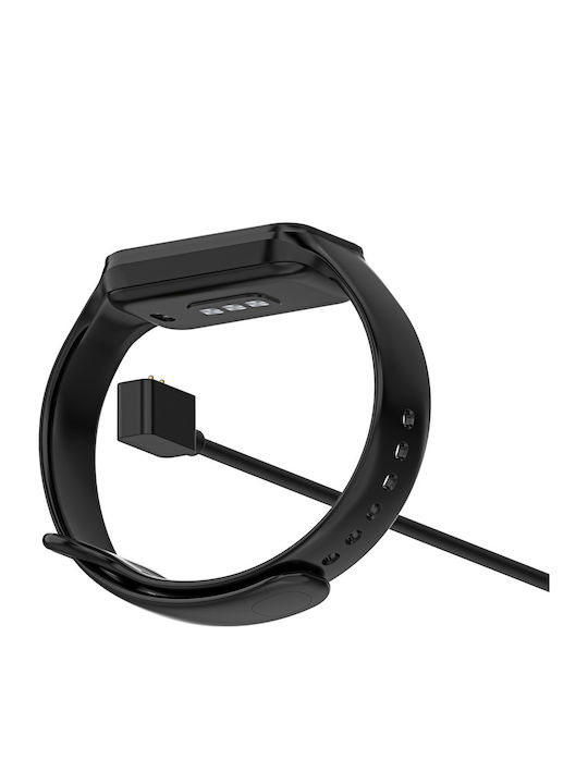 Akyga Charging Cable Φορτιστής για Redmi Watch 3 Lite, Wristband 8 PRO Μαύρος
