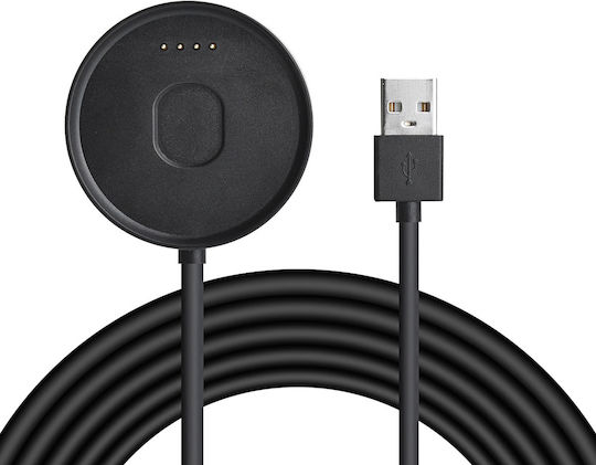 Akyga Charging Cable Φορτιστής για Ticwatch S2, Ticwatch E2 Μαύρος