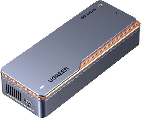 Ugreen D703 Hard Drive Case for M.2 SATA III NVME with SATA / Thunderbolt Connection in Gray Color