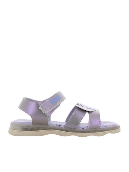 Kids' Sandals Lilo & Stitch with Hoop & Loop Closure and Lights Lilac