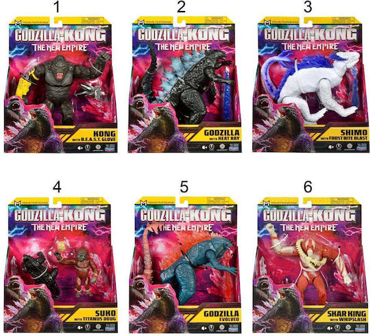 Godzilla x Kong Action Figure 15cm (Various Designs) 1pc MN303000