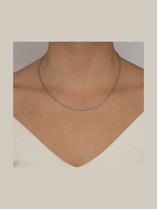Silver Spiral Neck Chain