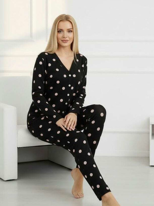 Cootaiya Summer Women's Pyjama Set Black