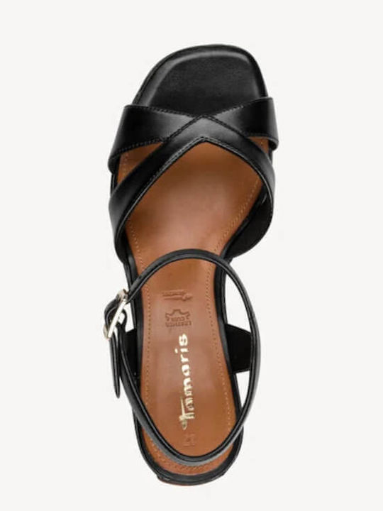 Leather Sandals Black