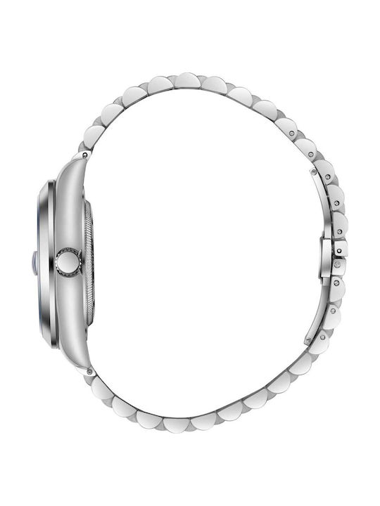 Beverly Hills Polo Club Men's Watch Battery Silver