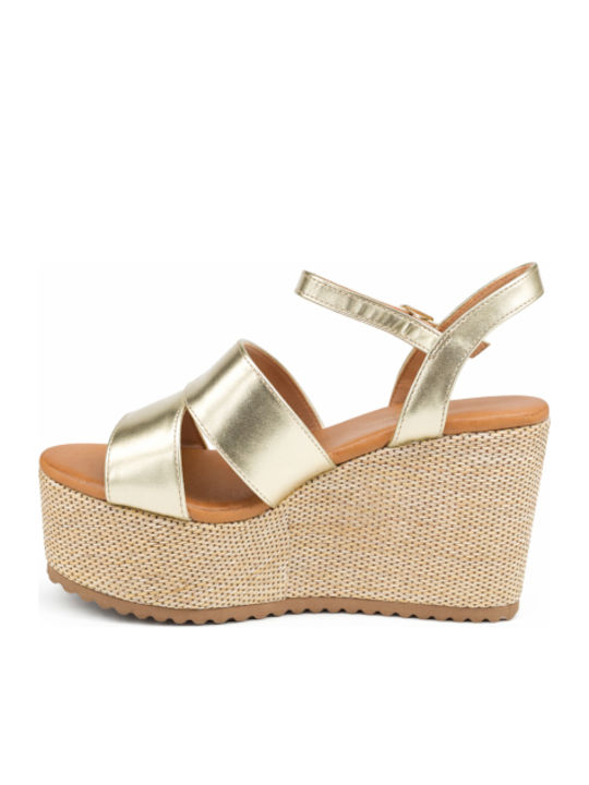 Summer Women's Gold Platforms SL-BYDJ9359-26PL-Gold