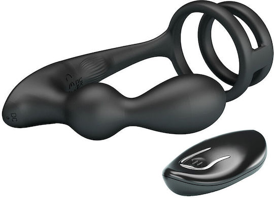 Mr Play Anal Plug mit Kabelloser Funktion und Vibration Flesh