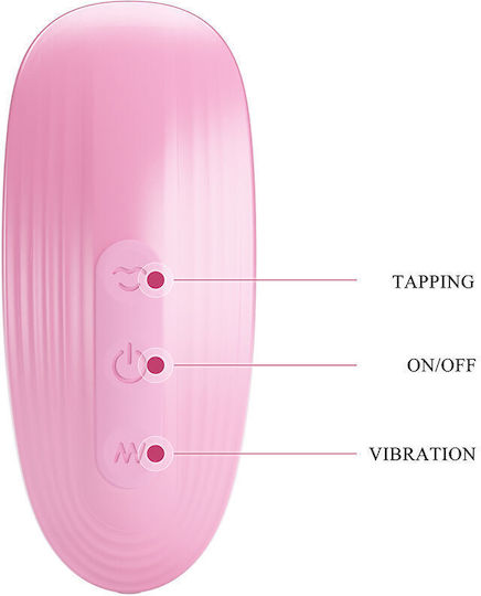 Pretty Love Anal Plugs with Vibration Set Small Pink