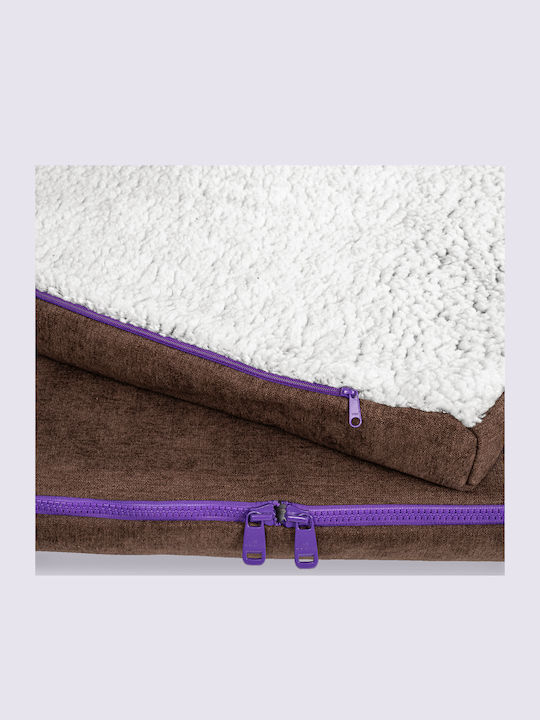 Orthopedic Dog Bed PetBed Memory Foam - Chocolate Brown Small with Freeze Technology