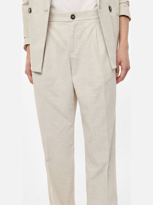 Ecru Suit Trousers