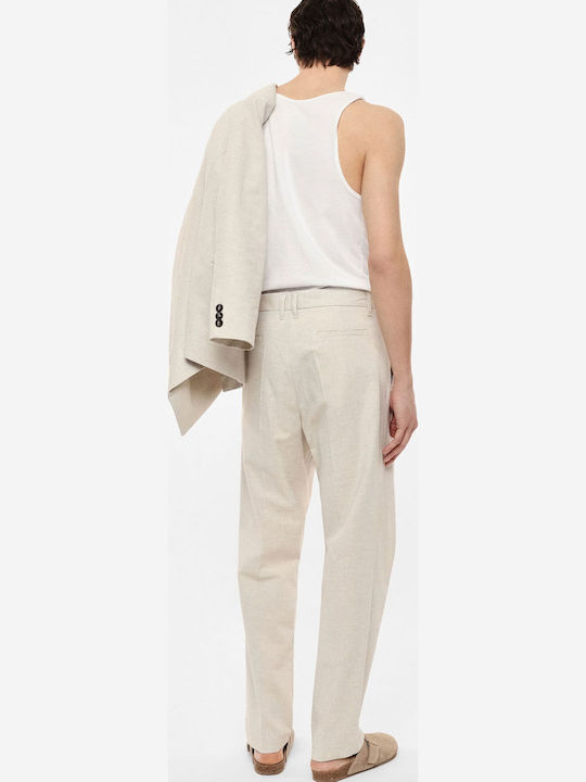 Ecru Suit Trousers