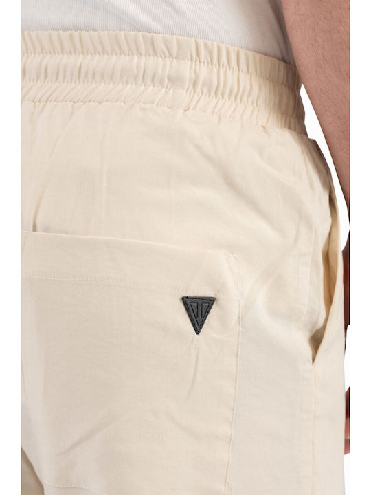 Herrenhosen in Lose Passform Beige