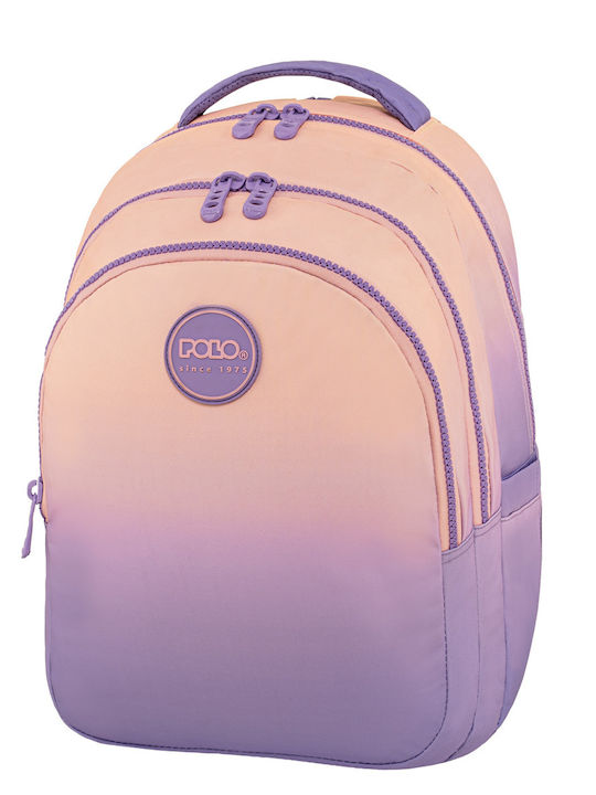 Polo Focus School Backpack Elementary Salmon/Lilac 20 Litre 2026