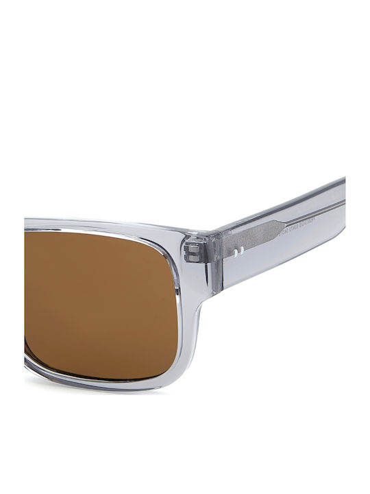 Prive Revaux Unisex Sunglasses with Gray Horn-Rimmed Frame and Gray Lens PR3013/G/S-63M70