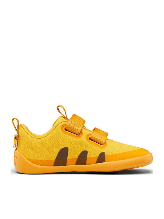 Kids Sneakers Anatomic with Hoop & Loop Closure Beige