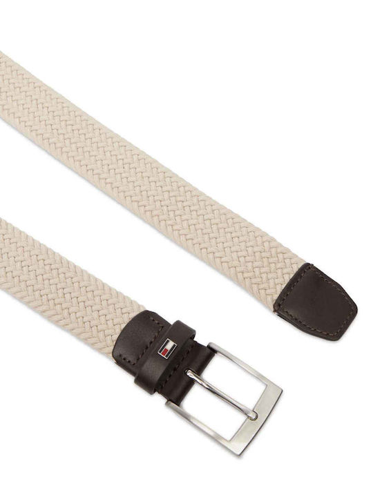 Tommy Hilfiger Herren Gürtel Stoff Beige Tommy Hilfiger Herren Gürtel Stoff Beige