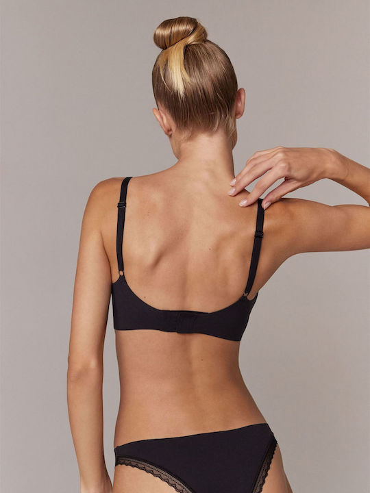 Damen-Slips Brasil Nahtlos Schokoladenbraun