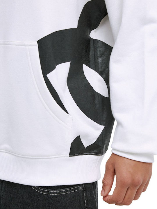 Hooded Sweatshirt Wht/White