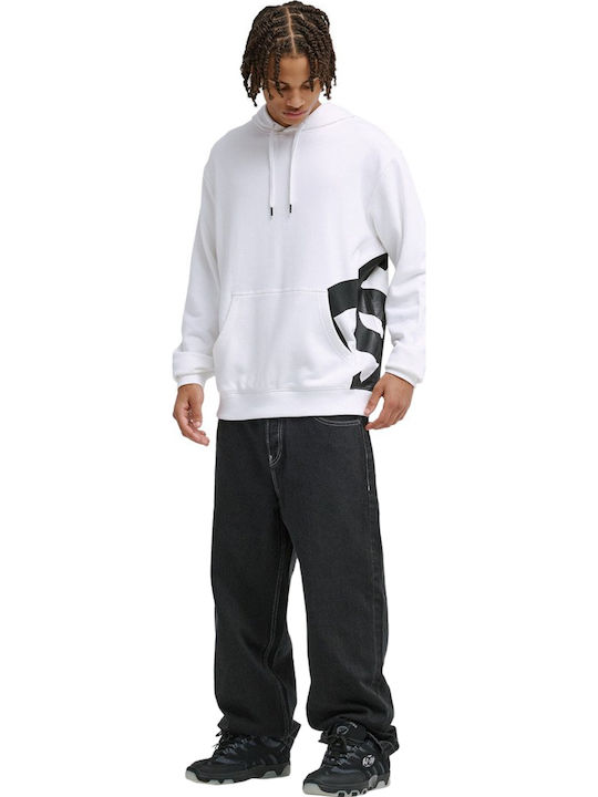 Hooded Sweatshirt Wht/White