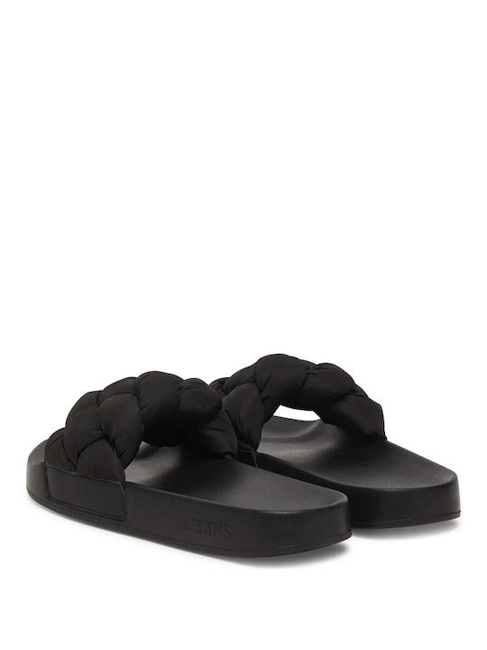 Tommy Hilfiger Slides in Black Colour