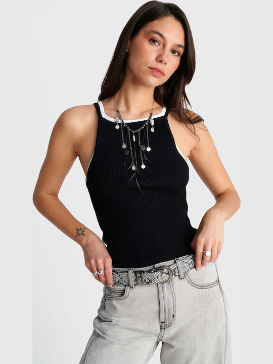 Leather Women's Belt Gray