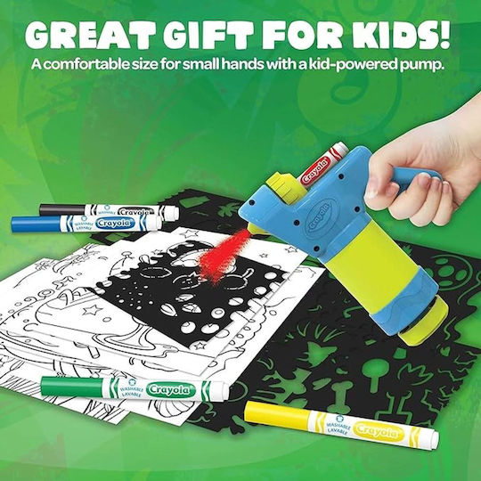 Crayola Ζωγραφική Mini Αερογράφος για Παιδιά 7+ Ετών