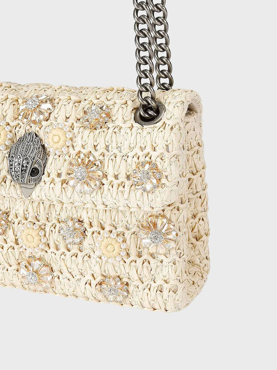 Kensington Straw Women's Shoulder Bag Beige