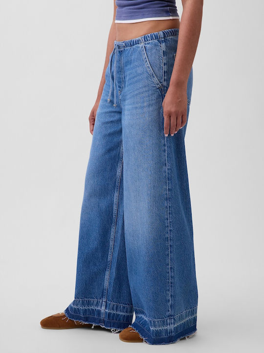 Γυναικείο Jean Παντελόνι Mid Rise σε Baggy Γραμμή
