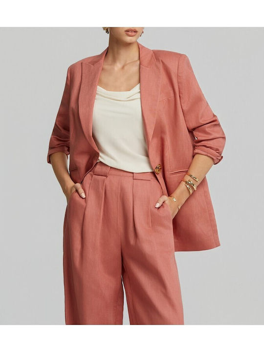 Lynne Lynne Damen Blazer Terkota