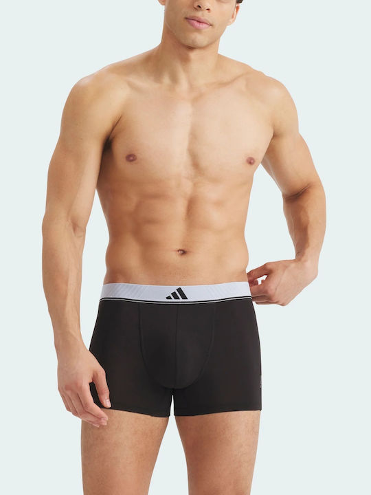 Active Micro Herren Boxershorts Schwarz 3Pack