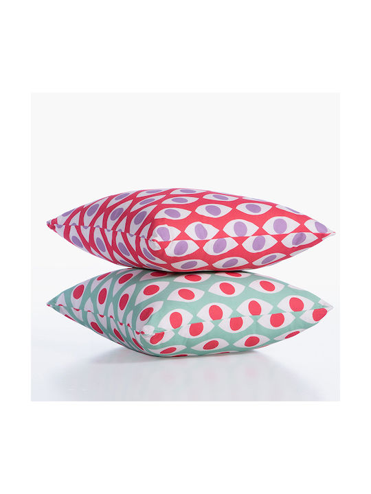 Nef-Nef Homeware Decorative Pillow Case Option in 100% Cotton Fuchsia 40x40cm