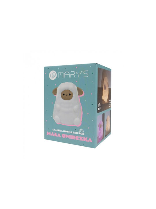 Mary's Tischuhr Digital LED Kunststoff mit Wecker Mehrfarbig 901.00129