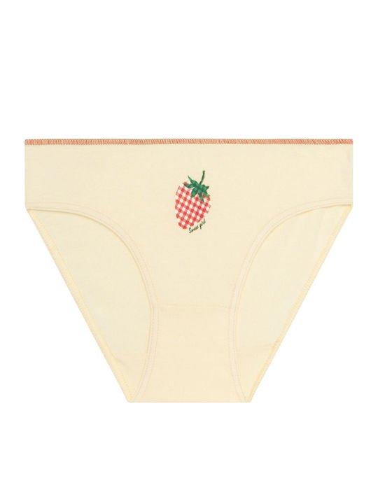 Minerva Strawberry Παιδικό Βρακάκι Απαλό Κίτρινο