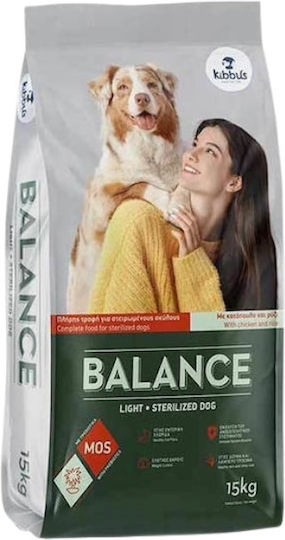 Balance 15kg Ξηρά Τροφή Διαίτης για Ενήλικους Στειρωμένους Σκύλους με Κοτόπουλο