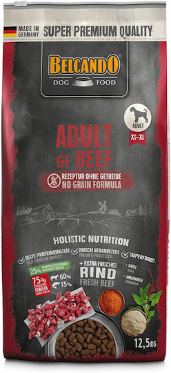 Belcando Adult GF Beef 12.5kg Trockenfutter ohne Getreide für erwachsene Hunde mit Rindfleisch
