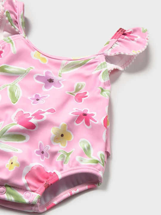 Mayoral Kinder Badebekleidung-Set mit Schirm Rosa