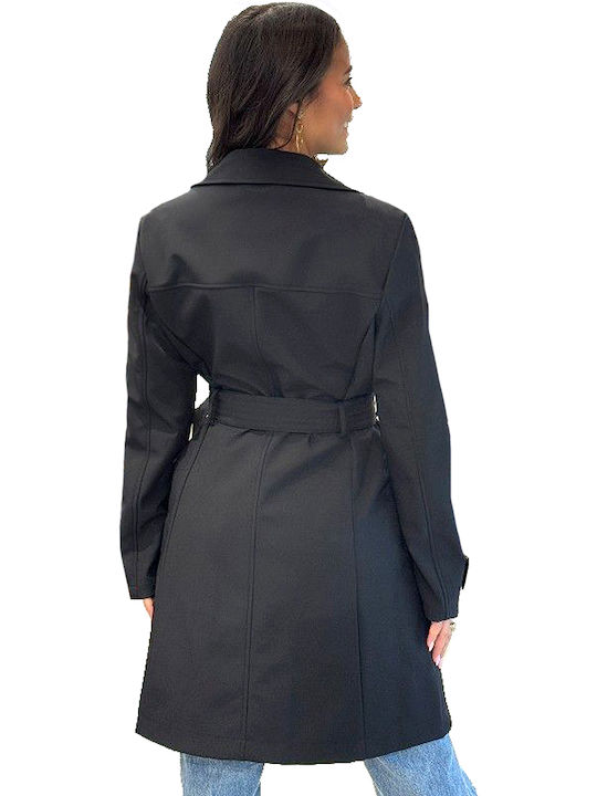 Women's Black Gabardine