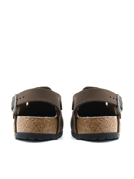 Birkenstock Tokio Кожени Сабо Кафяви