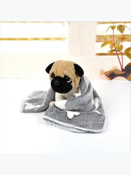 Blanket Dog Gray 104x76cm