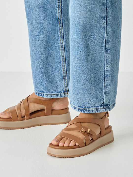Summer Women's Platforms Tabac Brown