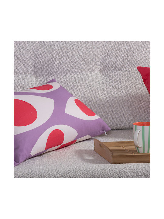Nef-Nef Homeware Διακοσμητική Μαξιλαροθήκη High Option από 100% Βαμβάκι Purple 35x55εκ.